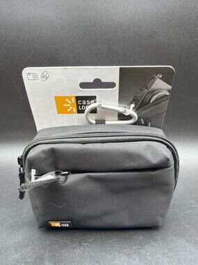 Case Logic TBC403 Compact Digital Camera Case Black w/ Carabiner New Tagged